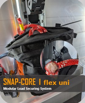 SNAP-CORE flex uni — Tasche für Seile und Karabiner